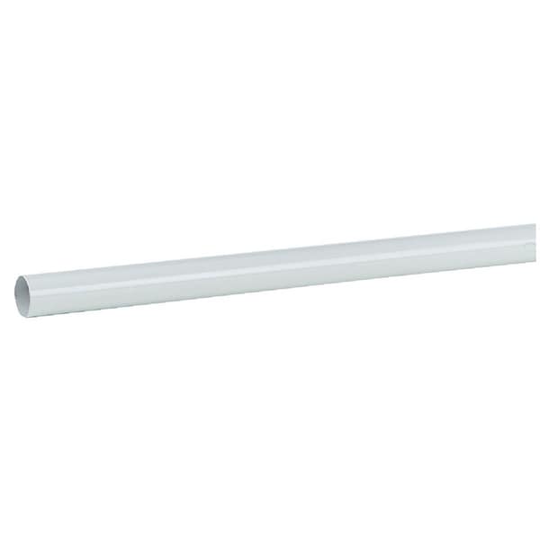 Knape & Vogt John Sterling Closet-Pro 4 Ft. x 1-1/4 In. Extra Heavy-Duty Cut-to-Length Closet Rod, White 0018-4 - main